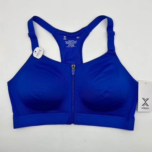 Xersion Women's Blue High Support Sports Bra Size M L XL XXL - Picture 6 of 15